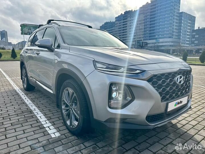 Hyundai Santa Fe 2.0 AT, 2019, 178 000 км