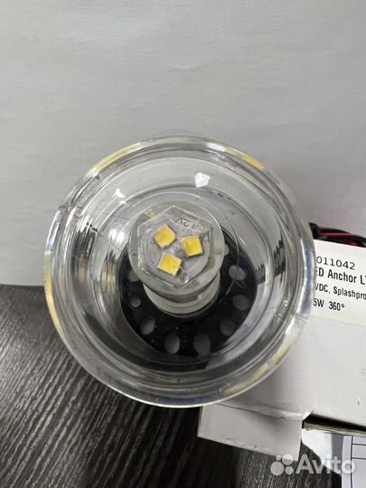 Фонарь якорный круговой лодка 12В