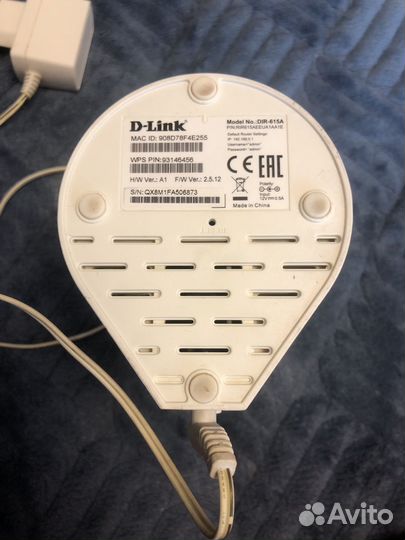 Wifi роутер d link 615A