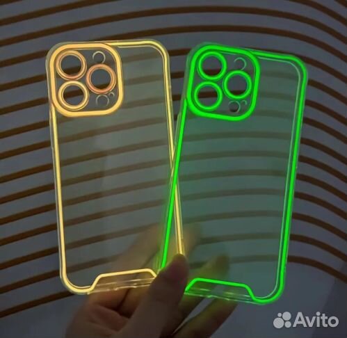 Светящиеся в темноте чехлы на iPhone XR и выше