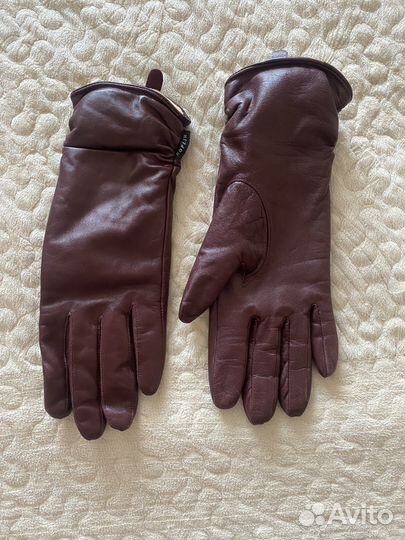 Перчатки кожаные женские 7.5