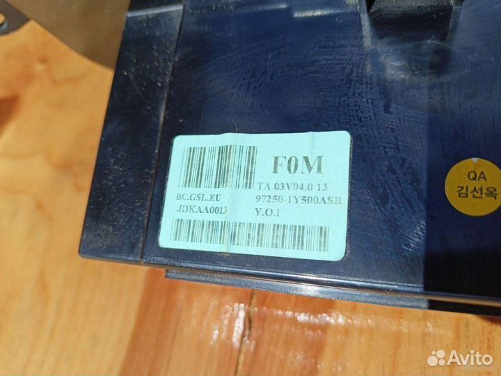 Блок управления отопителем Kia Picanto 2 1.0 AT