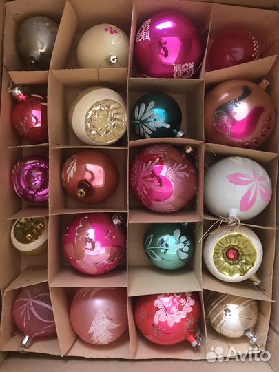 Елочные шары Стекло