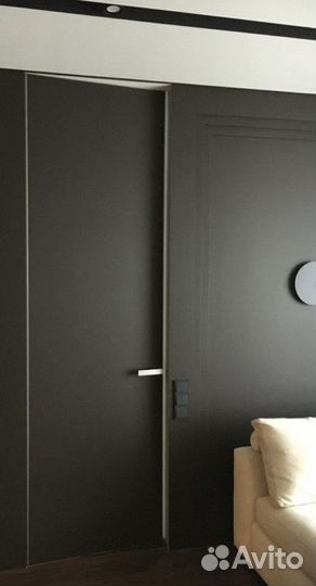 Скрытые межкомнатные двери под покраску