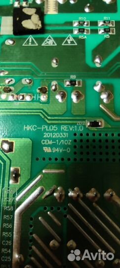 Блок питания с телевизора и материнскую плату