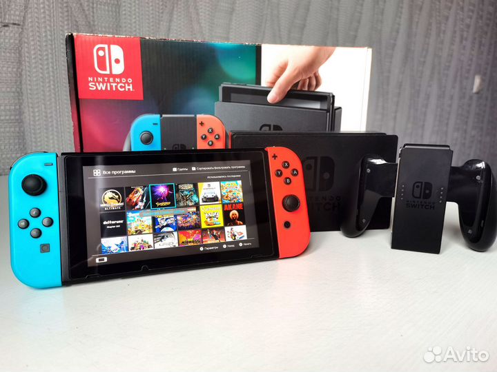 Nintendo Switch 45 игр лицензия