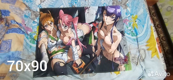 Гобелен на стену аниме (ткань)