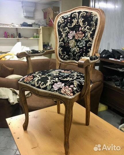 Перетяжка, обивка, стульев, кресел