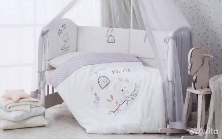 Комплекты perina в детскую кроватку из сатина б/у