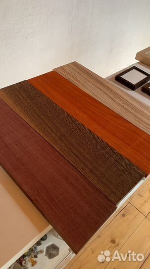 Венге, Амарант, Бубинга, Зебрано, Падук, Мербау