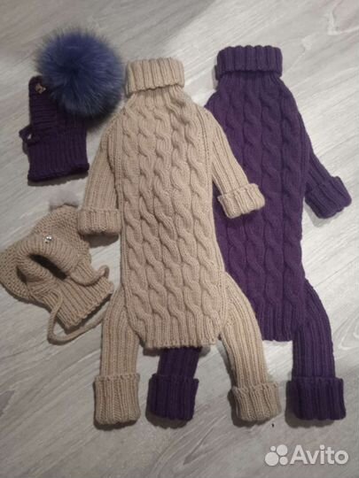 Вязаная одежда для собак