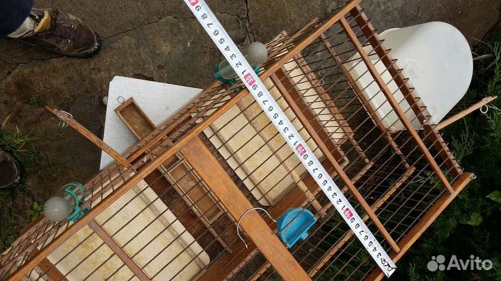 Клетка деревянная дубовая