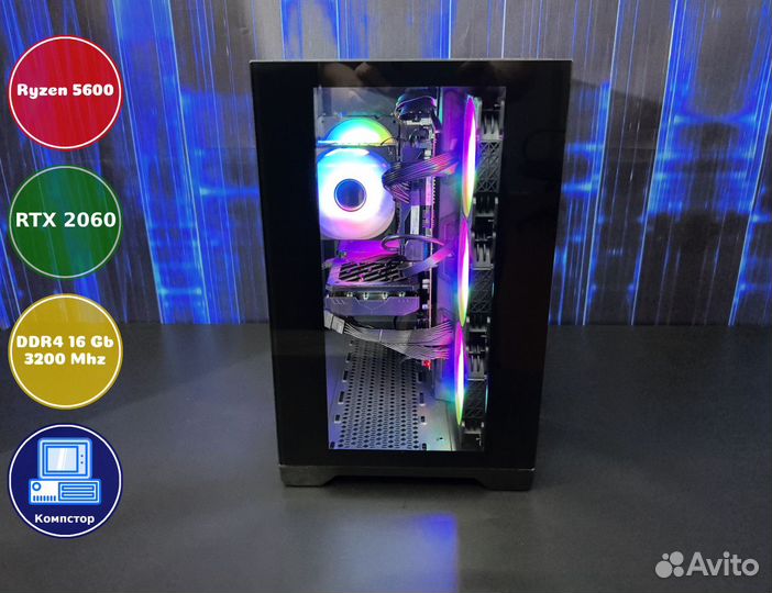 Системный блок AMD5600-RTX2060-16DDR4-QXR38241-A520
