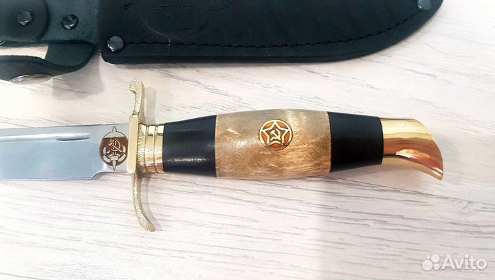 Нож финка нквд со звездой, сталь х12мф