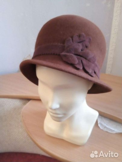Шляпа фетровая женская