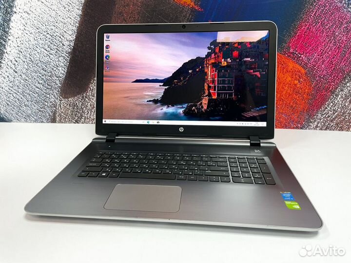 Офисный ноутбук HP с i5 / GeForce + SSD
