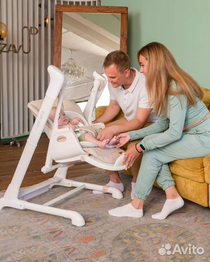 Стульчик для кормления-качели Carrello Cascata