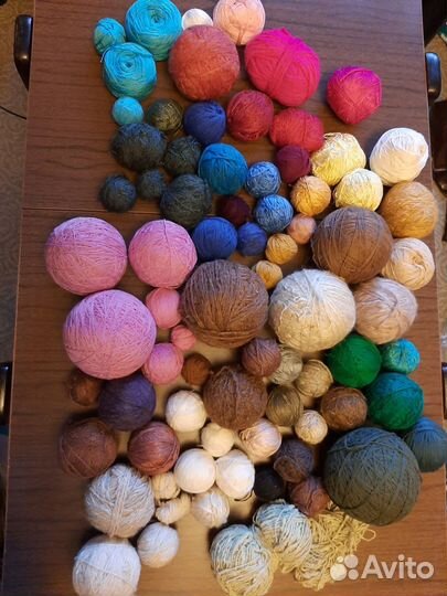 Пряжа нитки СССР для вязания и рукоделия пакетом