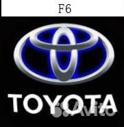 Проекция логотипа Toyota на двери Тип 3