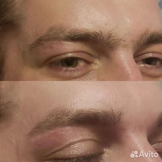 Окрашивание бровей