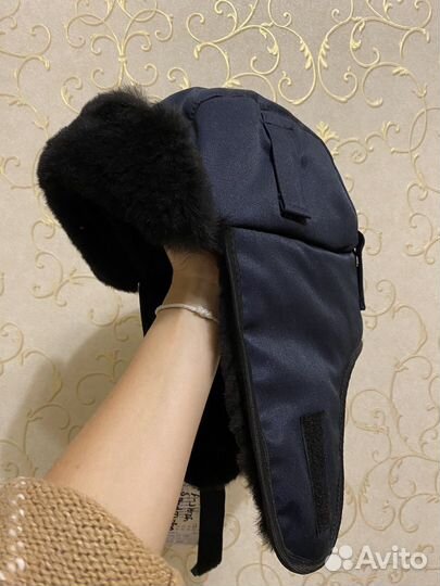 Шапка ушанка женская