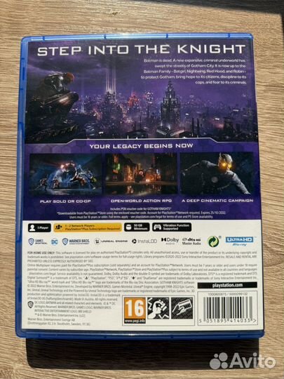 Игра на ps5 gotham knights