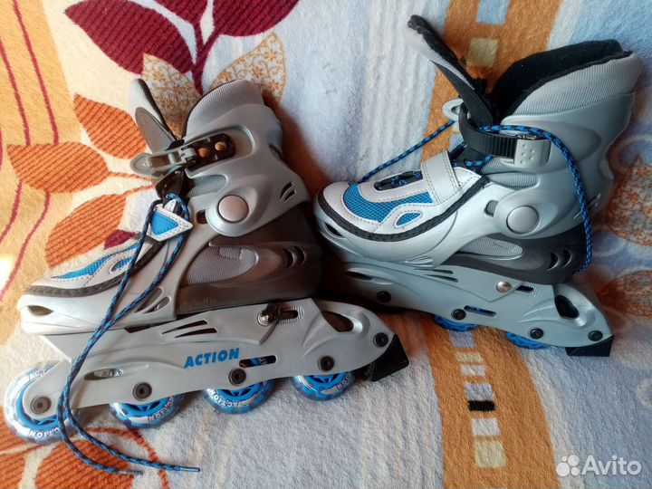 Коньки раздвижные 34-37