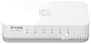 Коммутатор D-link DES-1005C, кол-во портов: 5x100