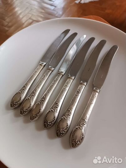 Набор столовых приборов мельхиор зид Фаберже СССР