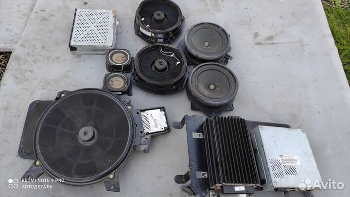 Комплект музыки, динамики,усилитель,Bose Audi A8D3