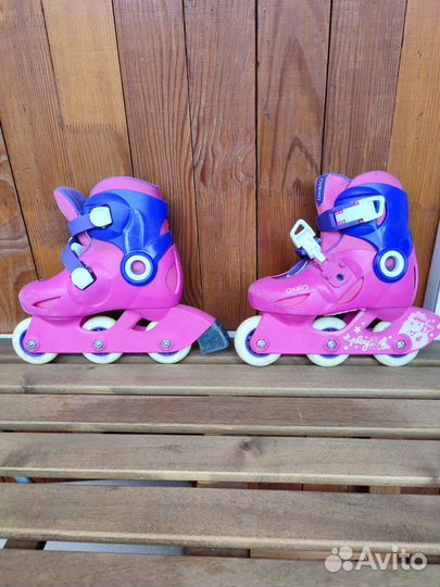 Роликовые коньки детские с защитой