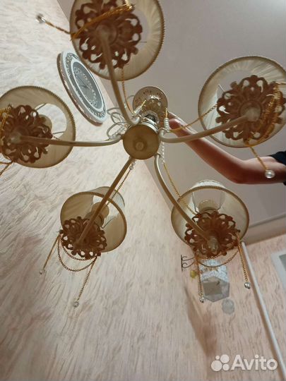 Люстра потолочная бу