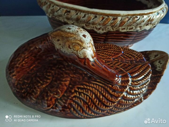 Керамическая форма, утятница,гусятница