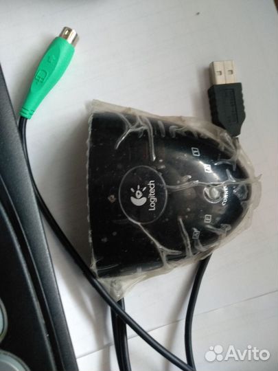 Беспроводная механическая клавиатура+мышь Logitech