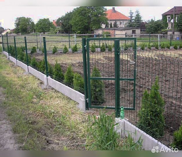Сетка для забора 3d