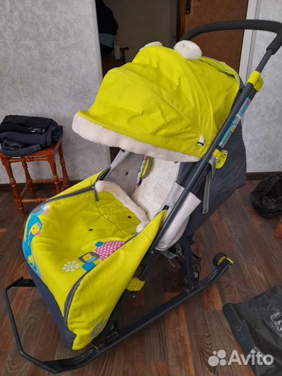 Коляска санки