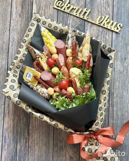 Съедобный букет. Мужской букет