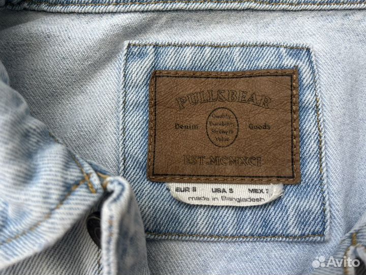 Джинсовка мужская s pull&bear