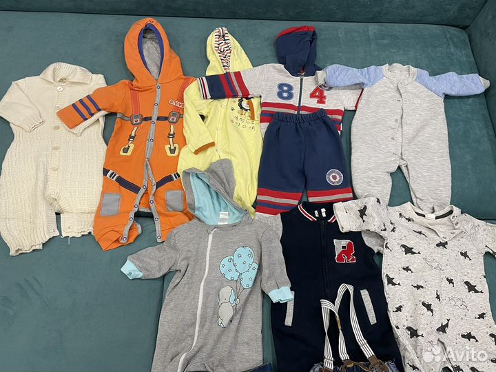 Пакет одежды для мальчика 62-68-74