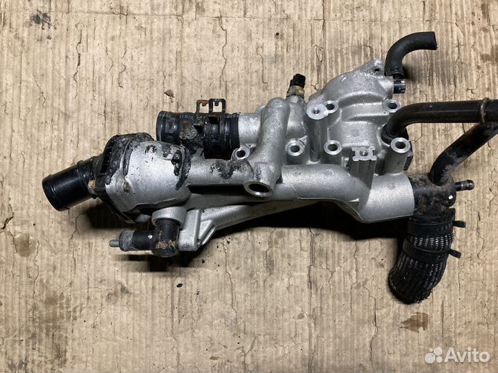 Корпус термостата Кия Соренто 2 XM 2.2л. D4HB