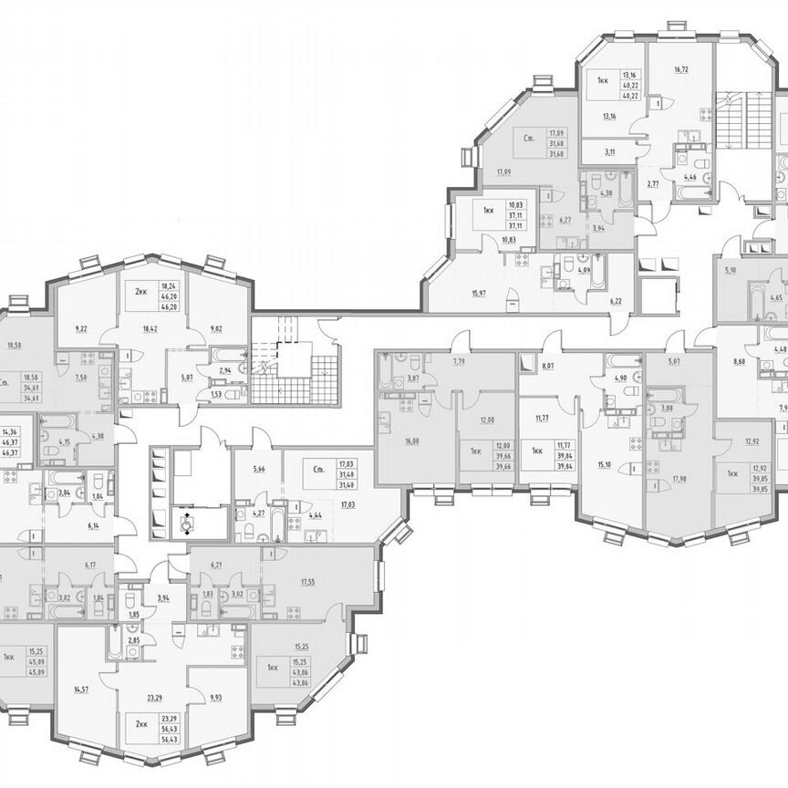 Квартира-студия, 34,6 м², 4/7 эт.