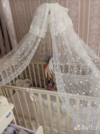 Детская кроватка и комод италия Pali