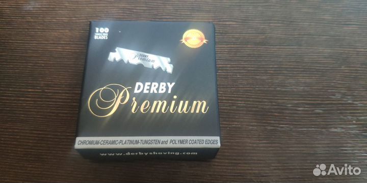 Лезвия односторонние Derby Premium (100шт.)