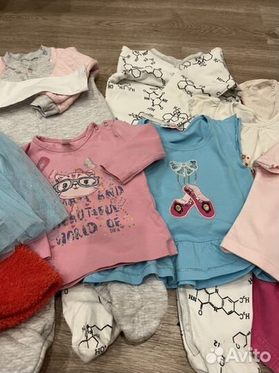 Пакет вещей для девочки 68 74