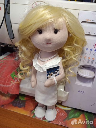 Текстильная кукла на заказ по фотографии