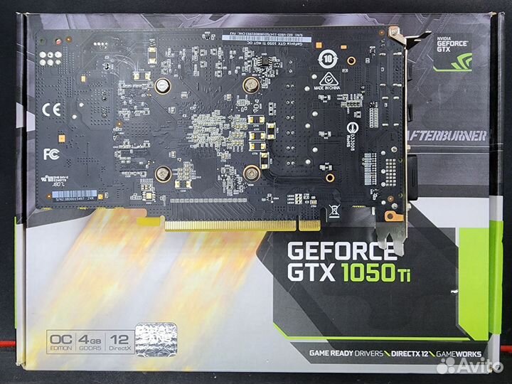 Geforce GTX1050Ti 4Gb MSI OC