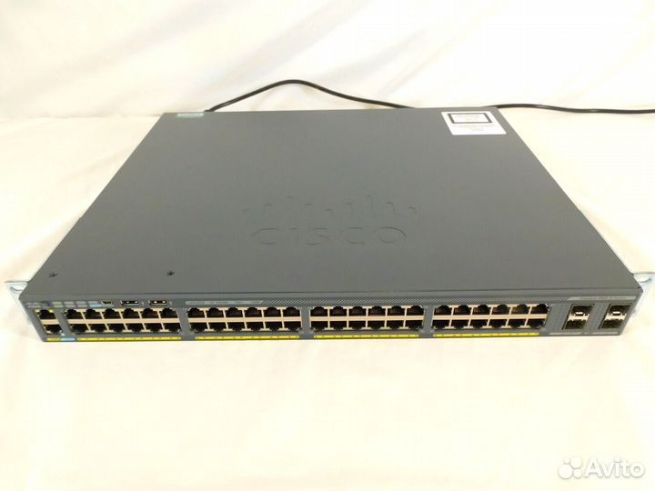 Коммутатор Cisco WS-C2960X-48FPS-L (48 портов Poe)