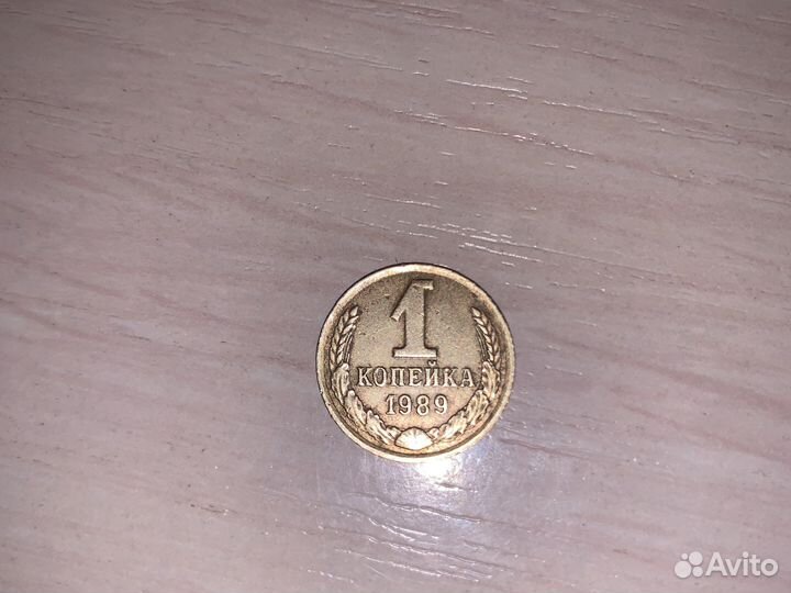 1 копейка СССР 1989
