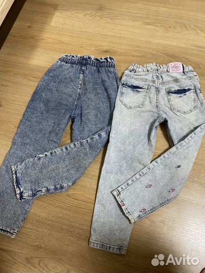 Джинсы для девочки 110-116