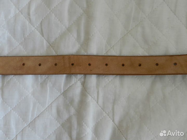 Ремень мужской кожаный чёрный/коричневый